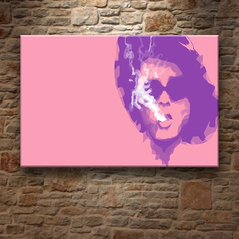 FIGHT CLUB MARLA 7 değişen ölçü ORİJİNAL KANVAS TABLO