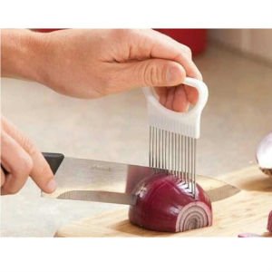 Soğan Tutucu Aparatı - Soğan Dilimleme - Pratik Mutfak Gereçleri - Onion Cutter