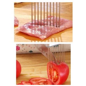 Soğan Tutucu Aparatı - Soğan Dilimleme - Pratik Mutfak Gereçleri - Onion Cutter