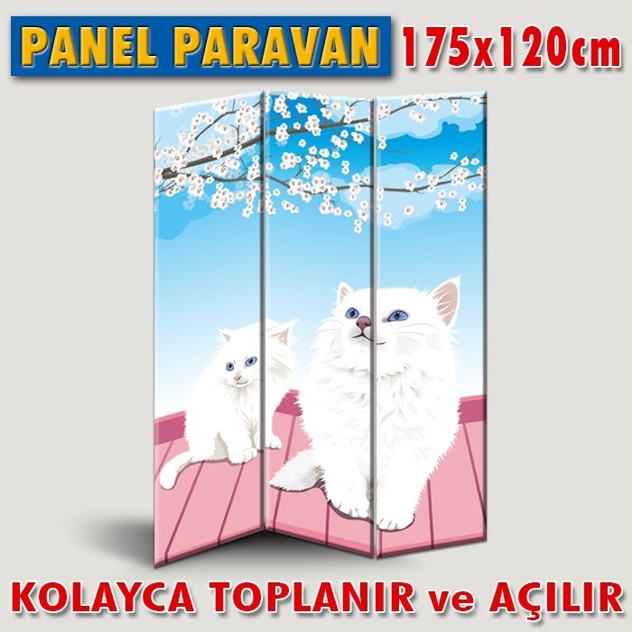 GÖRSELLİ KATLANIR PANEL BÖLME SİSTEMİ - KEDİLER