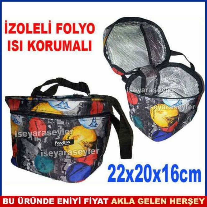 İzoleli Isı Korumalı Çok Amaçlı Yemek Çantası