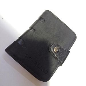 Çıtçıtlı Suni Deri 20 Kartlık Kredi Kart Cüzdanı  10 cm X  8 cm