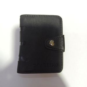 Çıtçıtlı Suni Deri 20 Kartlık Kredi Kart Cüzdanı  10 cm X  8 cm