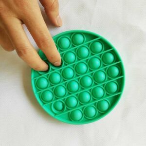 Yuvarlak Pop It Push Bubble Fidget Özel Pop Duyusal Oyuncak Zihinsel Stres - Rahatlatıcı Oyuncak