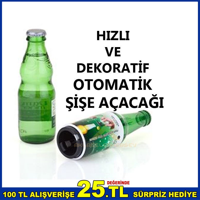 PRATİK VE HIZLI ŞİŞE ŞEKLİNDE KAPAK AÇACAĞI