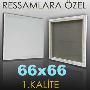 RESSAMLARA ÖZEL BOŞ RESİM TUVALİ HAZIRTUAL 66X66