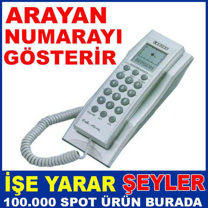 LCD EKRANLI CALLER ID DUVAR & MASA TELEFONU