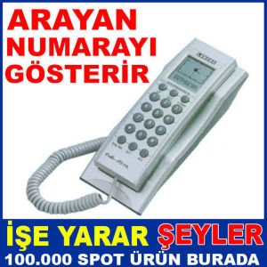 LCD EKRANLI CALLER ID DUVAR & MASA TELEFONU