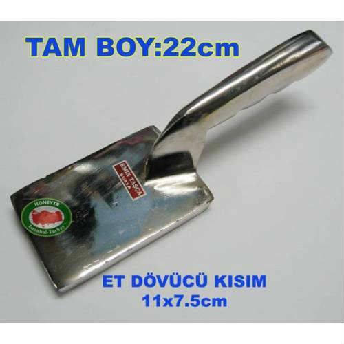 PASLANMAZ ÇELİK BÜYÜK BOY ET TOKMAĞI ET DÖVÜCÜ,Türk Malı klasik et dövücü,Kasap stil demir et döğücü