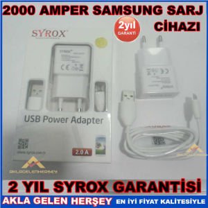 SYROX GARANTİLİ 2000 AMPER SAMSUNG SARJ CİHAZI