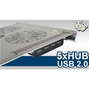 İNCA INC-354BX ALÜMİNYUM PANEL SÜPER SESSİZ CİFT FANLI 7''-17'' NOTEBOOKLAR İÇİN NOTEBOOK SOĞUTUCU