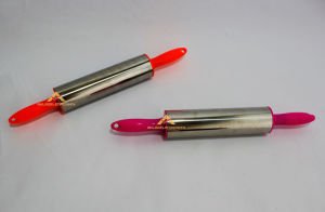 RENKLİ KROM KAPLAMA HAMUR AÇMA MERDANESİ