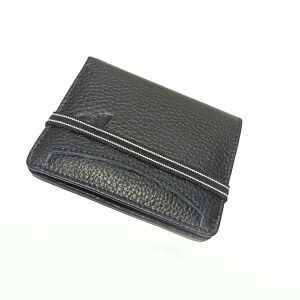 Gerçek Özel Hakiki Deri Lastikli 20 Kartlık Kredi Kart Cüzdanı 10 cm X 8 cm