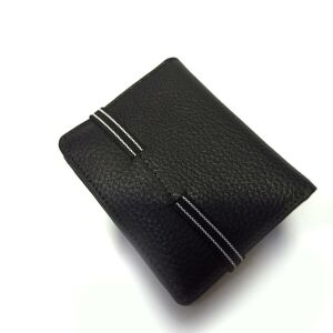 Gerçek Özel Hakiki Deri Lastikli 20 Kartlık Kredi Kart Cüzdanı 10 cm X 8 cm