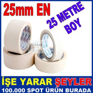25mm 25 METRE MASKELEME BANDI KAĞIT BANT