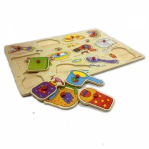 Ahşap Puzzle İngilizce Kelime Öğreten ve Zeka Geliştiren