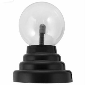 Elektrikli Plazma Küre Cadı Küresi 13.5cm Boyutunda Plasma Neon Light Rengarenk Eğlenceli Işıldak