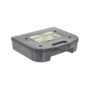 9 Bölmeli Kapaklı Takı Küpe Düzenleme Saklama Kutusu Plastiktir