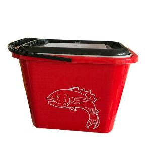 Büyük Balıkçı Kovası 35x25 Çıkabilen Süzgeçli iç Yapı Özel Kapak Taşıması Kolay Pratik Çanta Tip Set