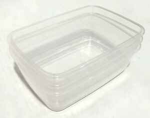 Temizlemesi Kolay Plastik Tek Boy Kapaklı 760 ML Saklama Kabı