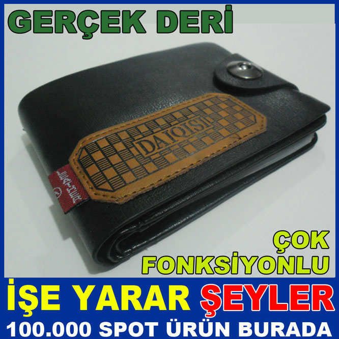 WILD TRIBE FONKSİYONLU DERİ ERKEK CÜZDANI