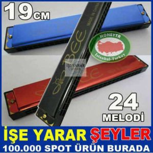 HARMONİKA 24 NOTALI PROFESYONEL METAL MIZIKA