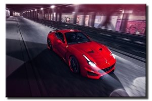 TÜNELİ DELEN FERRARİ 6 değişen ölçü ORİJİNAL KANVAS TABLO