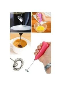 Mini Pilli Mikser Kahve Süt Köpürtücü Ve Karıştırırıcı Mixer