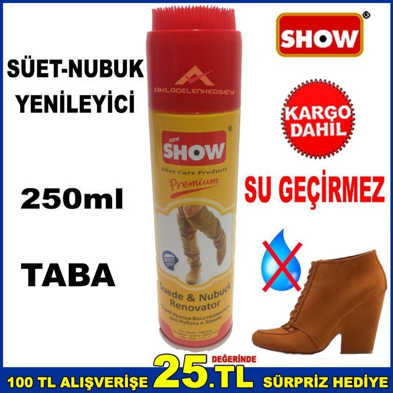 TABA SPREY SÜET BOYASI SU GEÇİRMEZ AYAKKABI-ÇANTA-MONT SPREY