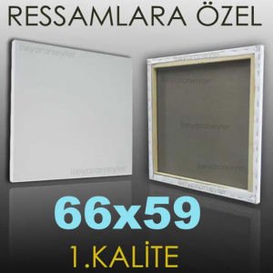 RESSAMLARA ÖZEL BOŞ RESİM TUVALİ HAZIRTUAL 66x59