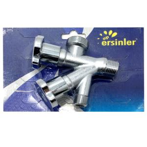 Çamaşır Makinesine Bağlanan Çift Başlıklı Taharet Musluğu 1.Sınıf Kaliteli Paslanmaz Musluk