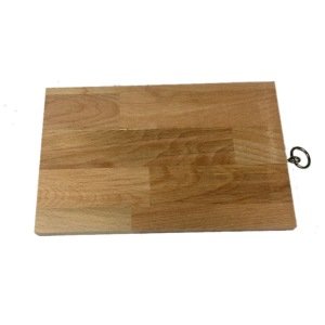 Geçmeli Gürgen Ağacından 26x17cm Doğrama Tahtası Kesim Panosu