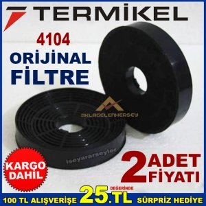 TERMİKEL 4104 ANKASTRE DAVLUMBAZ ASPİRATÖR KARBON FİLTRE
