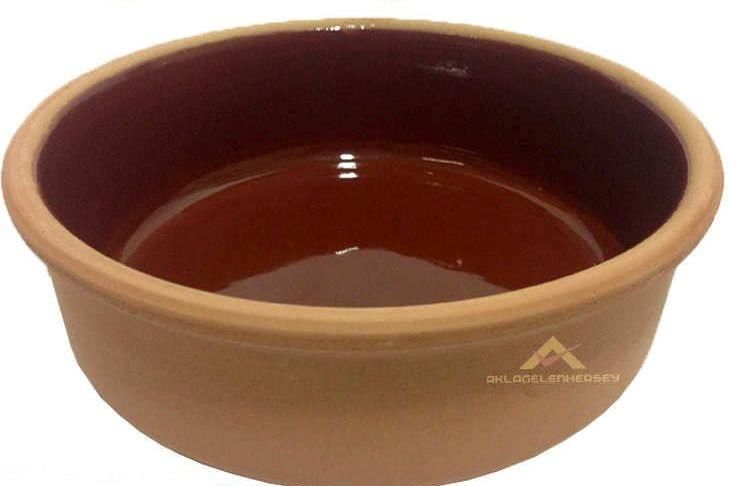 1 LİTRE TOPRAK GÜVEÇ 19cm ÇAP GÜVEÇ FIRIN KABI GÜVEÇ KABI