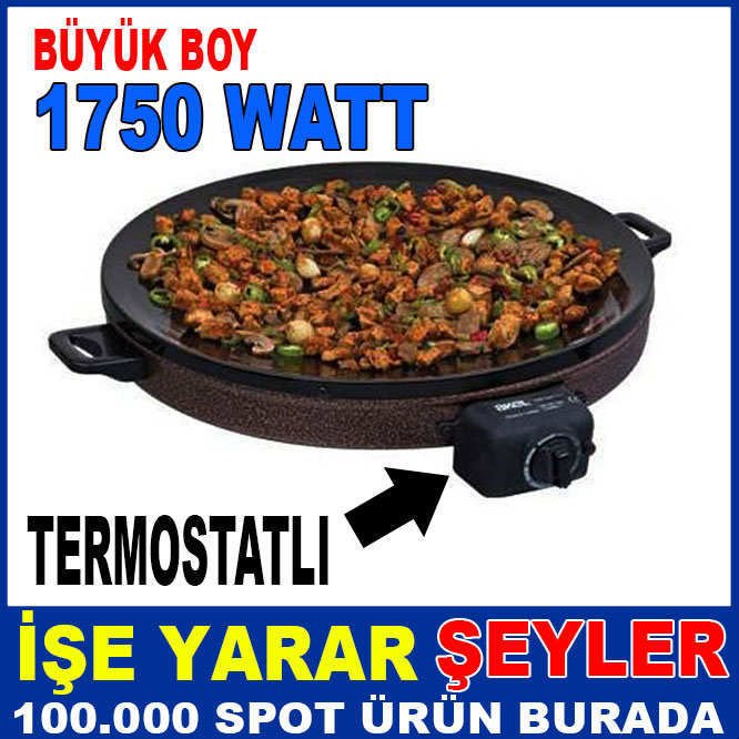 AKEL 48cm ELEKTRİKLİ ÇİZİLMEZ KAVURMA SACI 1750W