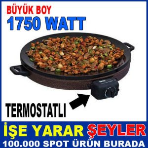 AKEL 48cm ELEKTRİKLİ ÇİZİLMEZ KAVURMA SACI 1750W