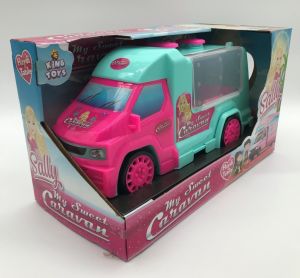 King Toys My Sweet Caravan Sally'nin Karavanı ENG-1056 PEMBE
