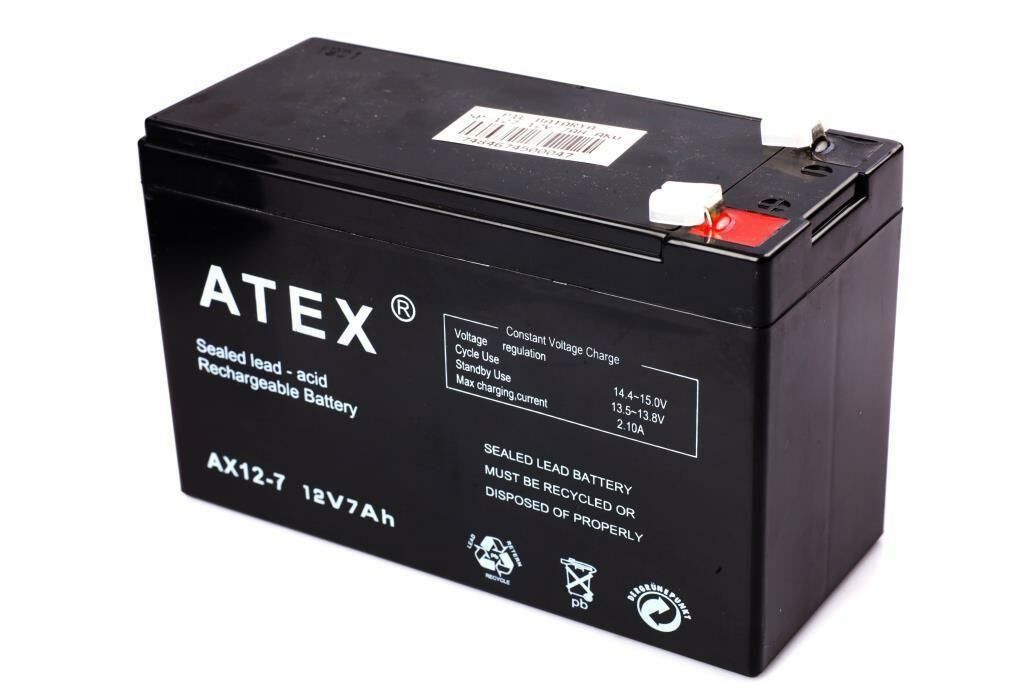 Atex 12V 1.3 Ah Akü 42.8x97x52.3mm CE Belgeli Garantili Kuru Akü Ataba Ürünü Akü Dünyanın En iyisi