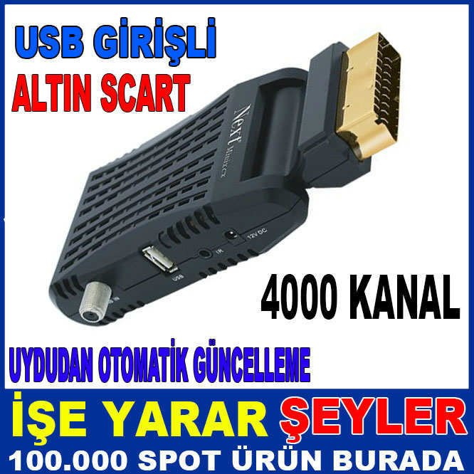 NEXT MİNİX CX USB PVR+ KART GİRİŞLİ UYDU ALICISI