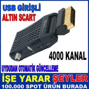 NEXT MİNİX CX USB PVR+ KART GİRİŞLİ UYDU ALICISI