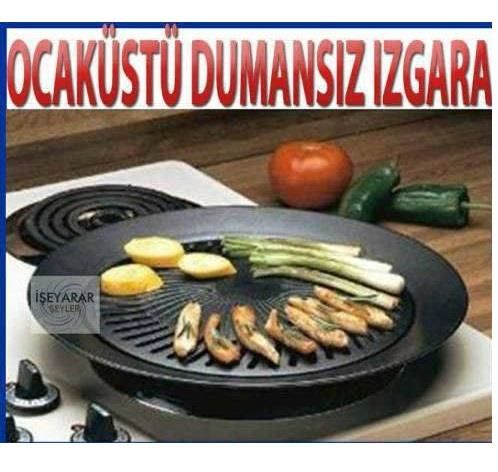 Yanmaz Yapişmaz Teflon Yüzey Ocak Üstü Sulu Gri̇lL Kokusuz Dumansiz Sulu Izgara Ocak Üstü Gri̇vlL Tava