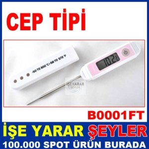 FT-01 CEP TİPİ DALDIRMA MUTFAK TERMOMETRESİ