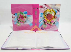 KALPLİ KAPAK MUKAVVA CİLTLİ 96LI FOTOĞRAF ALBÜMÜ