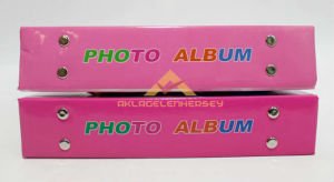 KALPLİ KAPAK MUKAVVA CİLTLİ 96LI FOTOĞRAF ALBÜMÜ