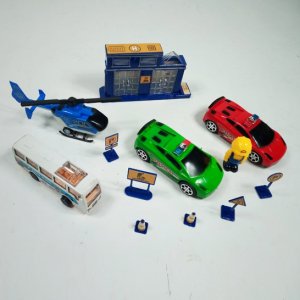 12 Parça Oyuncak Polis Araç Seti Çek Bırak Özellikli Kaliteli