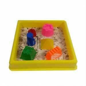 1kg heroes Kinetik kum ile hediye kum havuzuyla Kum Kalıpları Tam Set 6 adt Rengarenk Oyun Kalıpları