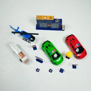 12 Parça Oyuncak Polis Araç Seti Çek Bırak Özellikli Kaliteli