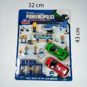 12 Parça Oyuncak Polis Araç Seti Çek Bırak Özellikli Kaliteli