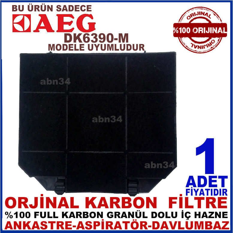 AEG DK6390-M ANKASTRE DAVLUMBAZ ASPİRATÖR KARBON FİLTRESİ-1013