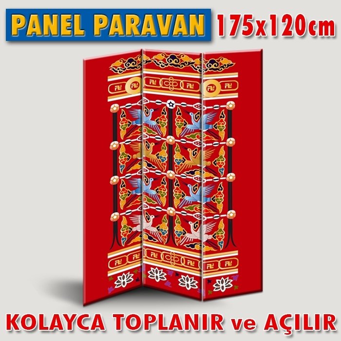 GÖRSELLİ KATLANIR PANEL BÖLME SİSTEMİ - FİGÜR KUŞLAR